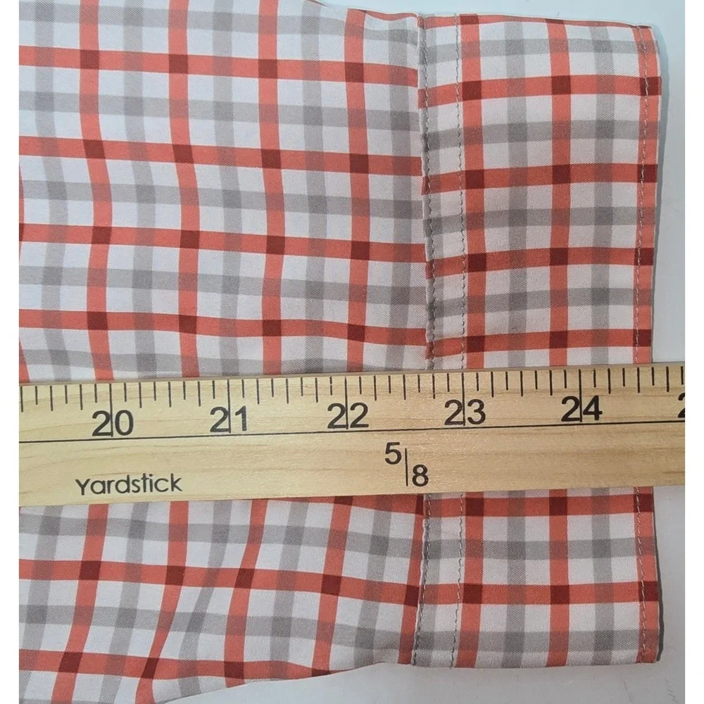 Huk Mens XXXL Red Plaid Long Sleeve Vented Fishing Shirt H1500040 Performance